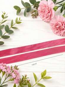 1 đôi dây giày satin phẳng 100cm - Dây giày lụa nhiều màu sắc dành cho giày thể thao, giày trượt ván, bốt, giày tập luyện (Chỉ bao gồm dây giày, không kèm giày) - Màu Hồng Tươi - Xem 2
