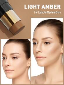 FV Sculpt Contour - 琥珀色長效高顯色遮瑕膏 耐汗輕盈平滑不油膩 品牌彩妝臉部化妝品 適合Y2K時尚派對 生日 情人節禮物 狂歡派對 最佳色號 - 04 Light Amber - 查看 4