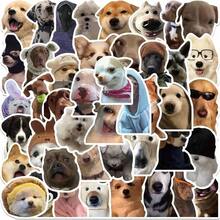 (2 sets de) 50 piezas/100 piezas Paquete de pegatinas divertidas de perros lindos, pegatinas de garabatos creativos para planificador, diario, funda de teléfono, tableta, decoración de portátil, regalo de vuelta a la escuela - Multicolor - Ver 4