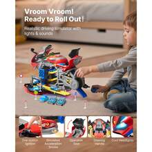 Kids Power Plant & Driveline Systems - Motorrad-motor Spielzeug, Rot - View 4