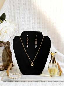 1/10 chiếc Giá trưng bày trang sức hình tượng bán thân, giá đựng vòng cổ, mặt dây chuyền và bông tai, giá trưng bày hình tháp, thích hợp cho Ngày Valentine và mùa tựu trường. - Nhiều màu - Xem 4