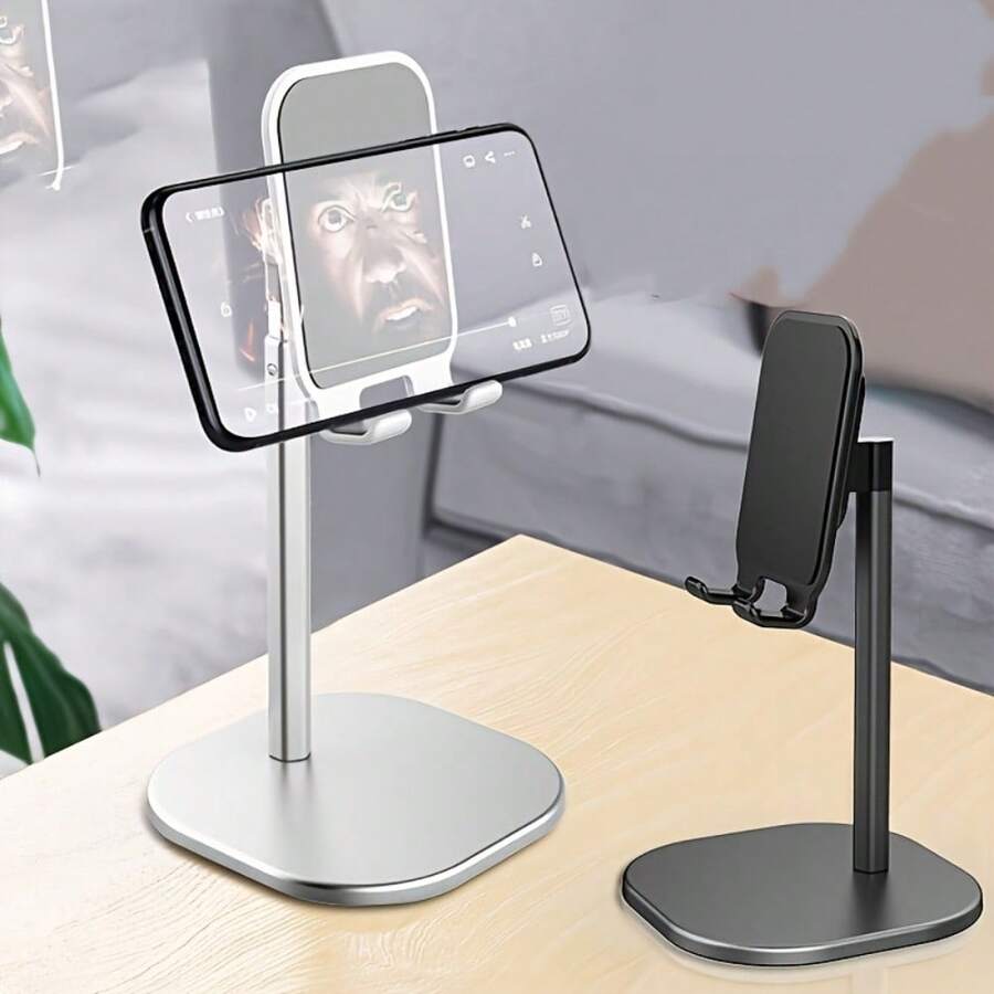 1个可调节角度手机支架，适用于 Air 17 Pro Max/Plus/Xs/Xr、S20/S10/S9/S8及其他8.89-17.78厘米智能手机 - 多色的 - 查看 1