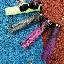AOFDA 135mm Anti-Slip Shock Absorbing Soft Handlebar Grips, Single Lock, Suitable For Mountain Bikes, Cycling Accessories - Multicolor - View 7