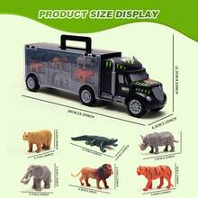 Children's Toy Transport Truck, Realistic Construction Vehicle Design, Suitable For Indoor And Outdoor Play, Recreates Actual Rescue And Transportation Scenes, Entertaining And Educational Toy - Multicolor - View 11