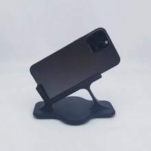 1pc Side-Lying Phone Stand For Bed - Ergonomic Horizontal Viewing, Hands-Free Holder For Sofa, Nightstand, Travel & Home, Portable Mobile Accessory With Comfortable Design - A - View 10
