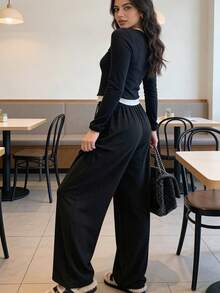 Women Pants - Black - View 2
