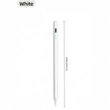 1pc Universal Capacitive Touch Pen, Compatible With Apple Pencil 1/2 - Palm Rejection, Multi-Magnetic Ring Attachment, Suitable For IPad, Android Tablets And Smartphones - Multicolor - View 3