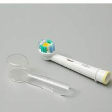 1个/2个/4个/5个/6个装电动牙刷头防尘盖牙刷帽保护套，适用于防尘盖 - 無色 - 查看 9