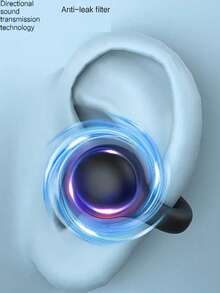 新款无线音乐耳机触控耳机夹耳式运动耳机适用于小米耳机和智能耳塞，情人节礼物 - 彩色 - 查看 6