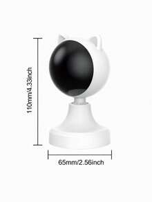 Đồ chơi tương tác thông minh cho mèo – Hộp đồ chơi kích hoạt bằng chuyển động, sạc USB, phù hợp cho mèo năng động trong nhà, giải trí rảnh tay. - trắng - Xem 3