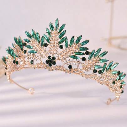 Corona de cristal elegante y hermosa para concurso de belleza, diadema de novia para fiesta de cumpleaños, nuevo producto directo de fábrica