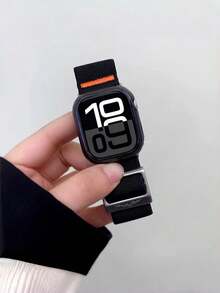 26mm Stretchy Band Compatible With Apple Watch Bands Ultra 3/2/1 49mm 46mm 45mm 44mm 42mm 41mm 40mm 38mm Men Women, Soft Nylon Elastic Braided Strap For Apple Watch Series 11/10/9/8/7/6/5/4/3/SE/SE2/SE3 - 26mm - View 16