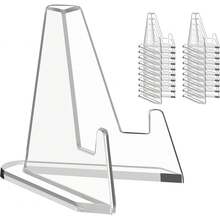 1-16 Pcs Upgraded Acrylic Card Display Stands, Card Storage & Display Racks, And Coin Display Stands; Also Suitable For Displaying Magnetic Cards, Challenge Medals, Baseball Cards, Collectible Cards, Sports Cards, And For Trade Show Exhibitions (Cards Not Included In The Set) - Transparent - View 17