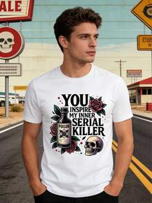 You Inspire My Inner Serial Killer T Shirt - White - View 4