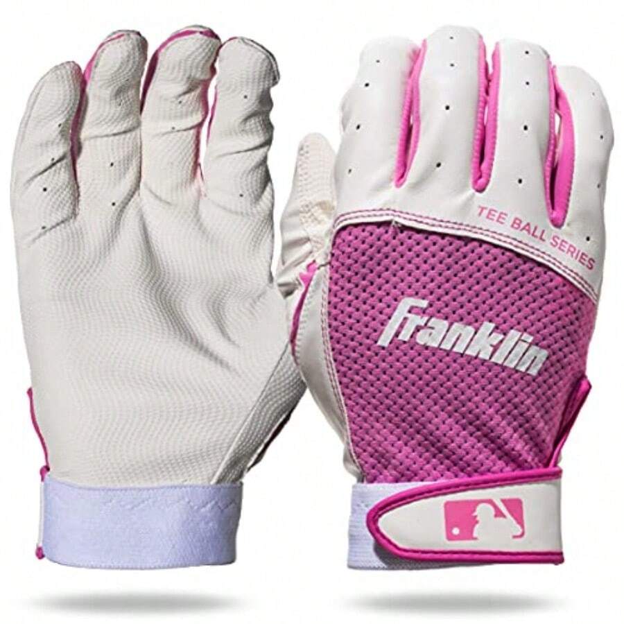 Franklin Sports  Teeball Flex Series Guantes de bateo - Juvenil XXS - Ver 1