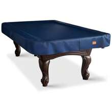 Pool Table Cover Waterproof and Tearproof Accessories 7/8/9 Feet Fitted for Pool Table Heavy Duty Leatherette Billiard Table Covers 9 FT - Brown - Azul/Falso becerro - Ver 1