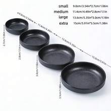 1个全新黑色碳纤维椭圆形餐盘，酱汁碟，椭圆形托盘，密胺餐具，材质：透明碳纤维纹理，简约设计，用途广泛，耐磨，防刮，抗冲击，易于清洁，适用于家庭和餐厅 - 黑色碳纖 - 查看 9