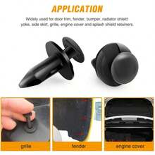 200pcs Automotive Fastener Clip Set, 6 Styles, Multi-Scenario Universal, Car Repair Replacement Fixing Clamps - 200pcs Mixed Car Fasteners - View 4