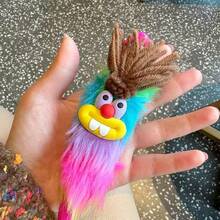 彩色毛绒兔子牙齿圆珠笔，创意可爱毛绒文具笔，适合学生、日记本、记笔记等使用 - 彩色 - 查看 4