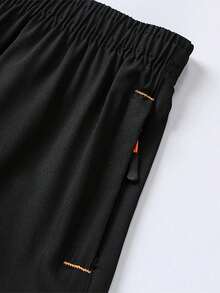 No015128712-0002 Bộ 3 quần short thể thao mùa hè dành cho nam, quần short mỏng nhanh khô cỡ lớn, quần short chạy bộ, tập gym thời trang thường ngày, quần đi biển cho giới trẻ. - Màu Khaki - Xem 5