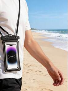 Kantong Ponsel Tahan Air Mengapung, Desain Anti-Tenggelam dengan Kantung Udara untuk Mencegah Kehilangan, Kunci Segel Ganda untuk Perlindungan Anti Bocor, Film Layar Sentuh Definisi Tinggi untuk Pengoperasian Bawah Air yang Lancar, Tali Pengikat yang Dapat Dilepas, Penting untuk Berenang, Arung Jeram, Snorkeling, Olahraga Air, Perlindungan Ponsel - MultiWarna - View 6
