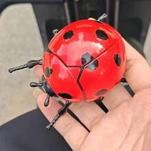 1pc Creative Wind-Up Crawling Ladybug/Bee/Jewel Beetle, No Battery Required, Suitable For Outdoor Decor, Realistic Insect Model Toy - Multicolor - View 8