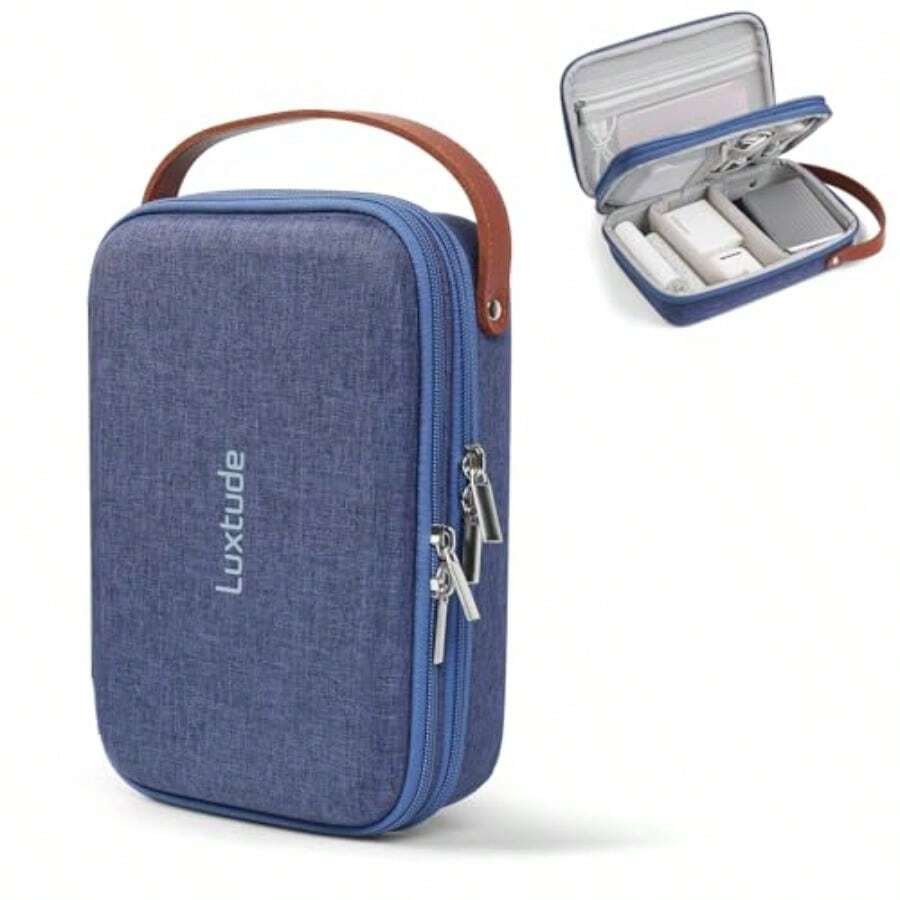 Luxtude - Organizador electrónico de viaje organizador de - Azul - Ver 1