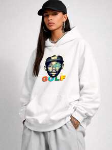 Tyler Creator Golf Album Unisex Sweatshirt Ref4834 - 白色 - 查看 3