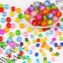 10-100 hạt acrylic rời, hạt bốn cạnh, hạt dùng làm đồ trang sức DIY, nguyên liệu thủ công cho vòng cổ, vòng tay, phụ kiện túi xách. - tự làm lấy - Xem 2
