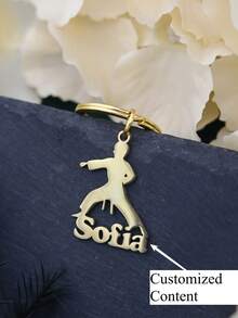 Personalized Taekwondo & Karate Keychain - Multicolor - View 1