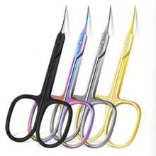 2/4 Russian Style Angled Keratin Clipper, Nail Keratin Pliers, Dead Skin Remover, Professional Nail Care Tools, Stainless Steel Keratin Pliers - Multicolor - View 3