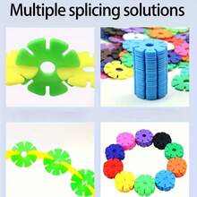 Creative Interlocking Disc Toy Set - A Set Of Interlocking Plastic Discs That Stimulate Children's Imagination And Creativity, An Educational STEM Toy Suitable For Boys And Girls, An Ideal Choice For Children's Birthday Parties And Holiday Gifts. - Multicolor - View 8