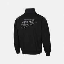 Nike Youth K NK AIR FLC TRK JKT Woven Hooded Jacket II7348-010 - Black - View 3