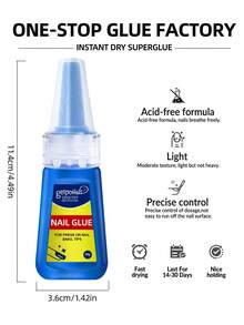 20克强力透明防水胶水，快干多用途胶水，适用于塑料、木材、金属、工艺品、钉子、水钻等，透明，粘合力强，是各种项目的理想之选。 - 20g - 查看 4