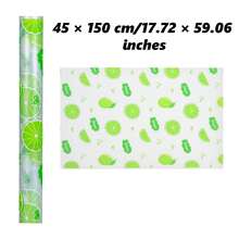 1pc Waterproof Fridge Mat, Anti-Moisture Anti-Slip Washable Reusable Fridge Liner With Fresh Lemon Pattern, EVA Material Suitable For Fridge, Drawers, Shelves, Tables, Shoe Cabinets And Cabinets, Ideal Kitchen Accessory And Perfect Valentine's Day Gift - Multicolor - View 10