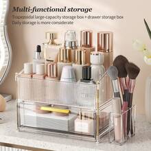高端化妆品收纳盒,护肤品、面膜、乳液收纳盒,防尘桌面支架 - 彩色 - 查看 10