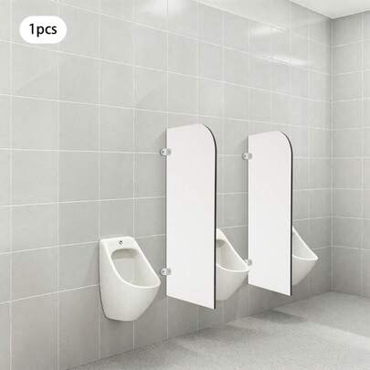 SENDERPICK Wall-Mounted Men Urinal Partition Screen Urinal Partition Divider Screen Urinal Screen Toilet Partition