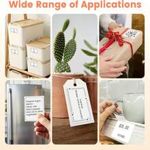 Self-Adhesive Thermal Paper, 57mm * 2.8m Mini Printer Papers Sticker Paper Thermal Printing Labels, Black On White, Compatible With D20, D21, S1 Mini Label Printers - View 7