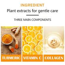 Xioimy 60片姜黄眼膜，提供弹性和保湿护理，提亮眼周肌肤，平滑眼周肌肤，淡化黑眼圈，即刻紧致眼周肌肤，适合所有肤质。 - 數量 - 查看 3