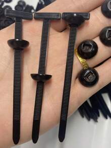 Bộ 50/100 chiếc khóa buộc cáp đa năng, dây buộc cáp nylon tự khóa chịu lực cao với đầu khóa kéo bằng nhựa màu đen, khóa cài dày dặn, độ bền cao, chống tia UV với cơ chế khóa không cần dụng cụ, dụng cụ sắp xếp đa chức năng, bền và linh hoạt, thích hợp cho sửa chữa ô tô, xe máy, nhà cửa, văn phòng và sử dụng ngoài trời, buộc chặt an toàn. - Dây buộc cáp - Xem 5