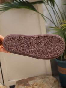 Mocasines de ante para mujer, con correa con hebilla, zapatos sin cordones, uso casual y cómodo para todas las estaciones - Caqui - Ver 6