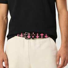 Original Cross-Print Belt Cowgirl & Cowboy Belt With Classic, Minimalist Buckle Belt For Men Women - Multicolor - View 17