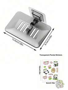 1/2pcs Floating Shower Caddy, Cosmetic & Miscellaneous Storage Rack, Display Shelf, Bookshelf, Photo Frame Decor Rack, Kitchen Spice Bottle Storage Rack, Office Decor Display Rack, Storage Shelf, Hanging Floating Organizer Rack, Suitable For Living Room, Bedroom, Bathroom And Kitchen - Multicolor - View 11