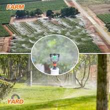 Rotary Irrigation Spray System, Suspended Micro Sprinkler Refractor, Wide Range Of Spray, Garden Lawn Irrigation Nozzle, Garden Drip Irrigation Spray System Suspended Humidification Sprinkler, Durable Plastic Material, Simple And Convenient Installation, 360 Degree Rotation Uniform Spray, With Atomization Water-Saving Performance, Suitable For Fruit Trees, Shrubs, Flowers And Garden Irrigation. - Irrigation Rotary Spray - View 8
