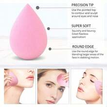 12pcs Medium Makeup Sponge Puff, Mixed Beauty Makeup Sponge For Liquid, Cream, Powder, Multi Color Cosmetics Sponge. Latex-Free, Dual-Use Wet Or Dry Foundation Blending Cream, Suitable For All Skin Type.,Makeup,Cheap,Room Decor,Vanity,Travel,Bedroom,Makeup Accessories,Puff,Makeup Blender,Powder Puff,Makeup Sponge,Cheap,Stocking Stuffers,Makeup,Makeup Tools,Cheap Stuff,Gifts,Gifts For Women,Christmas Gifts - 彩色 - 查看 9