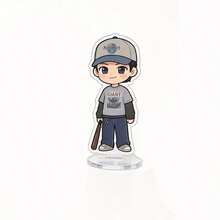 Dekorasi Standee Akrilik Karakter Kartun COR/TIS, Tinggi Sekitar 6CM - MultiWarna - View 7