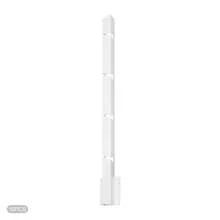 gladney 16-Pack White Steel Fence Post Extenders With Multiple Wire Mesh Slots Flat Mounting Plates 7*60cm Durable Painted Finish For Garden Pet And Wildlife Protection - Default - View 9