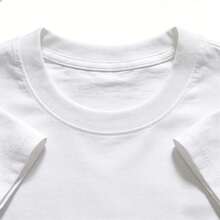 Funny T-Shirt Penguin Design Regular Fit Cotton Tee - White - View 4