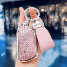 TPU Car Remote Key Fob Case With Keychain Cover Shell For VW For Golf 8 For MK8 For ID-4 For ID-6, For Octavia For A8 For Seat For Leon FR For MK4 For Exquisite High-End Keybag Suitable For Girls - G Model - View 3