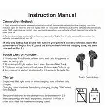 新款无线蓝牙耳机，入耳式运动游戏耳机，低延迟，带数字显示屏、麦克风和大容量电池 - 查看 10